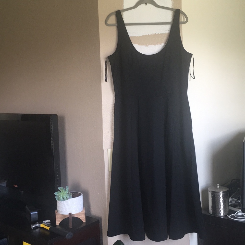 City Chic Long Line Scoop Neck Dress